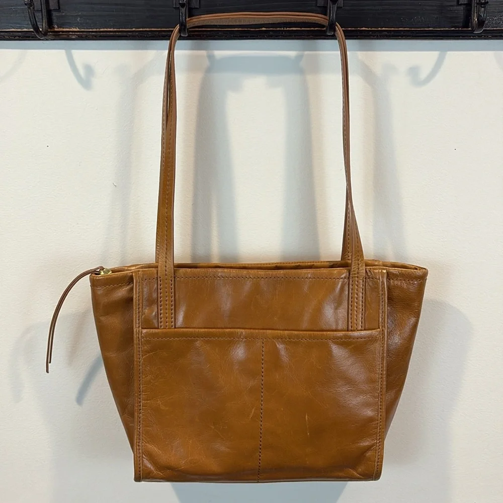 HOBO International Tan Leather Tote Shoulder Handbag